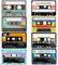 GTOTd Cassette Credit Card Sticker Bankkarten Aufkleber (8 Stück),EC Karten Tape Recorder Sticker, Geschenke Dekor fur Transport Debitkartenhülle Bankkarten Für Damen Herren