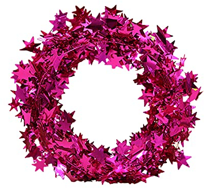 Seil Hängematte Weihnachtsbaumschmuck Weihnachtsfarbstab Weihnachtsdraht Stern Rattan Mehrfarbig Obstkisten Tisch (A, One Size)