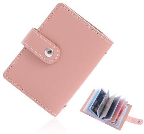 Porta Carte Di Credito, Portadocumenti Portacarte Donna Piccolo Porta Tessere Portatessere Uomo, 26 Scomparti per Carte di Credito