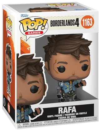 Funko POP! Games: Borderlands 4 - Rafa Exo-Soldier | Offizielles Gaming Merch - Vinyl Sammelfigur als Regal Deko - Geschenkidee zum Geburtstag für Fans und Sammler
