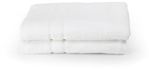 JONA SLEEP® Basic Duschtuch Set 2 Stück (70x140 cm) | 100% Baumwolle Walkfrottier 450 g/m² | schnelltrocknend, saugstark & antibakteriell - 150 Wäschen Garantie