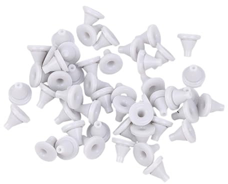 DIDILLX 100 ugelli per soffione doccia di ricambio per soffione doccia, foro in silicone, ugello universale per irrigatore, punta rotonda