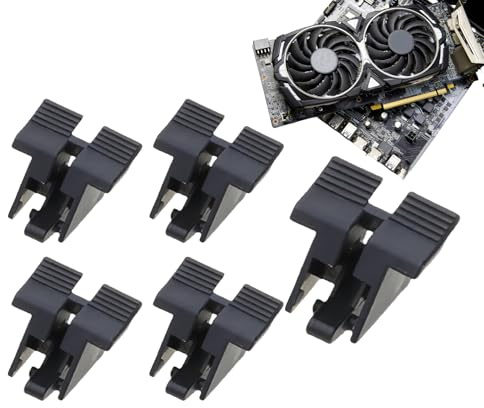 Generisch Desktop-Grafikkarten-Steckplatzsockel – 5 Steckplätze, PCI-E 16X | Steckplatz-Montageset | Motherboard-Zubehör für -PC, Desktop-Computer-Erweiterung, Grafikkarten-Installation, Hardware-Upgrad