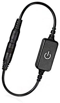 Haofy Mini Variateur LED Tactile, Variateur de Bande LED 12 V 24 V DC avec Revêtement Antidérapant, Contrôleur de luminosité Facile à Installer pour Lumières Monochromes, Armoires et Appliques