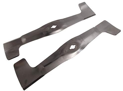 SECURA Jeu de lames (éjection) compatible avec John Deere LTR155 Tracteur de pelouse