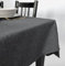 Rollmayer Hersteller abwaschbar Tischdecke Wasserabweisend/Lotuseffekt (Melange Aschgrau 20, 120x120cm) Leinenoptik Tischtuch mit pflegeleicht Fleckschutz, Quadratisch, 4 Farbe & Größe wählbar