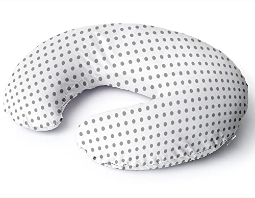 Niimo Stillkissen Stillkissenbezug aus 100% Baumwolle - Kleines Stillkissen, Stillhörnchen Baby, Waschbar & Atmungsaktiv, Stillkissen Baby (15.5 cm x 39 cm)