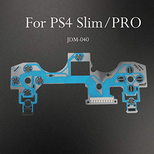 1PCS Button Conductive Film Keypad Flex Cable Buttons Ribbon Circuit Board for Dualshock 4 PS4 PS4 Pro Slim Controller JDM-040 Blue