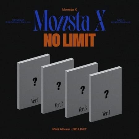 Monsta X - NO Limit [Version 1] (10. Mini-Album), 1 Album + Kultur, koreanisches Geschenk (dekorative Aufkleber, Fotokarten)