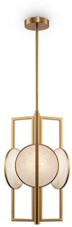 Maytoni Moderne Kronleuchter Marmo 3x E14 excl. Gold aus Holz, Metall Energieeffizient 40W für Küche, Schlafzimmer, Wohnzimmer, Esszimmer, Lobby