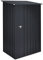 Hoggar - Cobertizo Jardín Exterior 1100 L Stark - 104x99x160 cm - Puerta con bisagra - Cierre con Pasador - Armario metálico - Caseta almacenaje - Gris Antracita