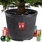 KADAX Supporto per Albero di Natale in Plastica Riciclata, Altezza Fino a 250 cm (Grafite)