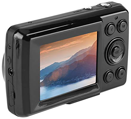 Digitalkamera, Digitalkamera FHD 720P für Videokamera für Kinder 16X Digitaler Zoom, Kompaktkamera Einrahmen und Kleiner tragbarer Kamera für Jugendliche (Schwarz)