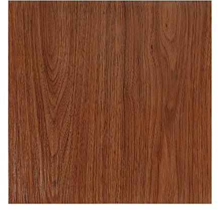 Jopassy Lot de 44 carreaux de sol en PVC autocollant en vinyle - Environ 4 m² - Antidérapant et imperméable - 30 x 30 cm - Pour chauffage au sol - Couleur du bois