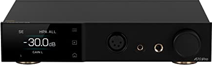 TOPPING A70Pro Fully balanced headphone amplifier Preamp - 17000mWx2 Output power, 2 Gain, R2R Relay Volume Control, Full Color Display HIFI Audio Support Extensions Black