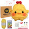 YAMAXIN Häkelset für Stofftiere, Huhn-Häkel-Starter-Kits für Erwachsene, Woobles Tier-Häkelnadel-Set für Geschenk, Häkeln, Strickset mit Schritt-für-Schritt-Video-Tutorials
