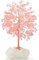 Kristallbaum mit Amerthyst-Cluster (Rosenquarzbaum mit Quarzbasis)