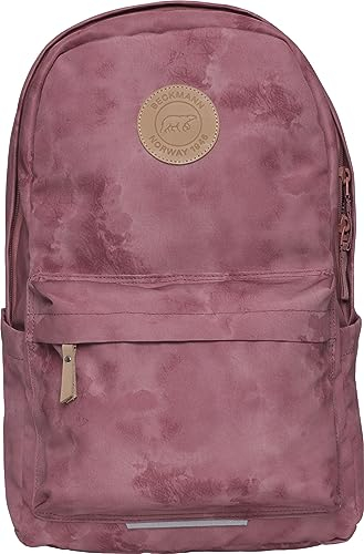 Beckmann, Schulrucksack City Organic Rose, weiterführende Schule Unterstufe Mittelstufe, 30L, Red
