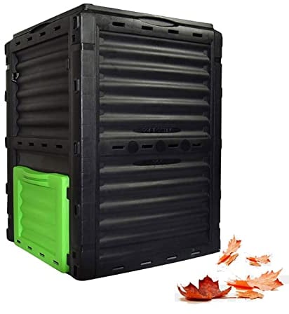 Garden Eco Composters, 300L Outdoor Compost Bin, Recycling Soil Waste Grass Composting Box, Organic Waste Compost Converter Recycle