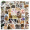 50 Stück Meme Sticker,Katzensticker,Katzen Aufkleber,Cute Cat Stickers,Aesthetic Lustig Katze Merch,SüßE Lustige Katzenaufkleber Set,Funny Stuff FüR Cats,Süß Wasserflasche Stiker,Wasserflaschen