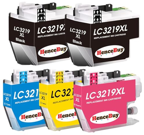 HenceBuy LC3219XL Patronen Kompatibel für Brother LC3219 XL LC-3219XL LC3217 Druckerpatronen für Brother MFC-J5330DW MFC-J5730DW MFC-J5335DW MFC-J6930DW MFC-J6530DW MFC-J5930DW MFC-J6935DW (5er-Pack)