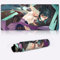 Mauspad Genshin Impact Xiao Mauspad Schreibtischunterlage （23,6 x 13,8 x 0,12 Zoll Großes Gaming-Mauspad Waschbare Tastaturunterlage Laptop-Schreibtischunterlage