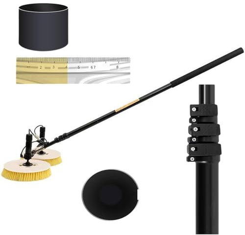 Solar Photovoltaic Cleaning Machine,solar panel cleaning rotating brush,Photovoltaic system cleaning device,water-Saving Design,Powerful Cleaning,7.5m