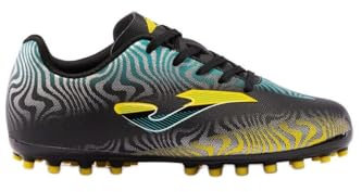 Joma Zapatilla Evolution JR 2431 Black Artificial Grass (Negro, Sistema Tallas Calzado EU, Adolescente, Números, Mediano, 37)