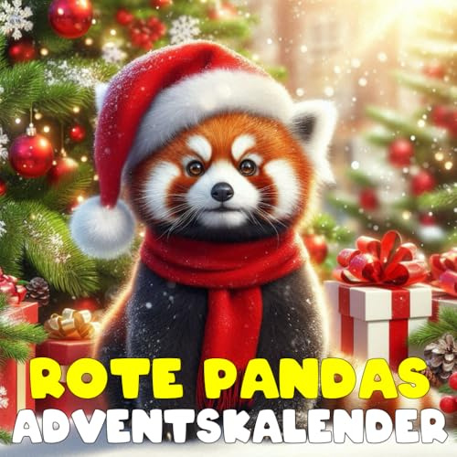 Rote Pandas Adventskalender: 24 täglich faszinierende Rote Panda-Fakten und spektakuläre Bilder
