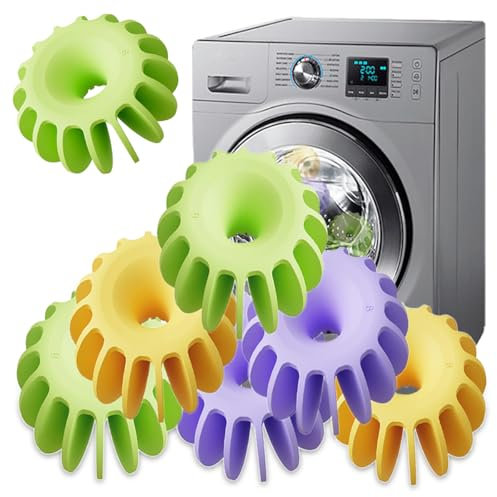 Trocknerbälle,6 Stück Trockner Ball Waschkugel für Waschmaschine Trocknerkugeln Trocknerbälle für Wäschetrockner Trocknerball Waschetrockn Dryer Balls Daunenjacke für Heim Kleidung Reinigung
