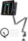 LULULOOK Magnetic Charging Stand Only for iPad Pro 13 inch M4(2024), Aluminum Alloy Arm Adjustable Tablet for Kitchen Office Desk Stand Mount Clamp for iPad Pro 13'' M4