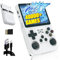 R36S Console di gioco portatile 128G,Built-in 40000+ giochi,21 emulatore,3500mAh,sistema Linux,3.5 “IPS schermo portatile Mini emulatore portatile,Regalo per adulti,uomini (Bianco)