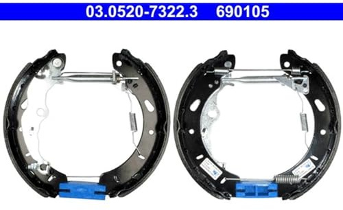 ATE Brake shoe set, pre-assembled, suitable for Tourneo Transit