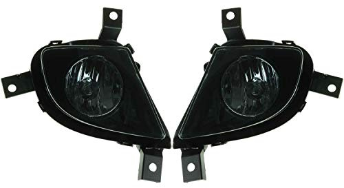Nebelscheinwerfer Set Vorne Klarglas/smoke schwarz H8/55W inkl. Leuchtmittel passend für 3er E90 E91