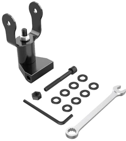 GLEAVI Screen Monitor Adjuster for Exercise Bike 360° Rotatable Aluminium Alloy Mount Indoor Cycling Fitness Accessory Compatible Bikes