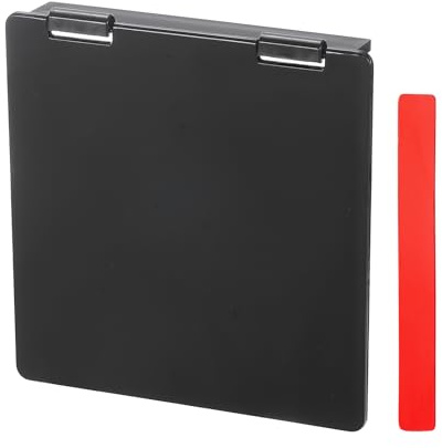 sourcing map Central AC Thermostat Cover Panel (87mm x 91mm) Wired Controller Panel Protection Cover Air Conditioner Thermostat Switch Protector for Home Office, Black