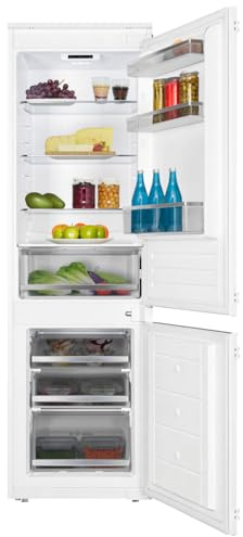 CDA FW703 177cm 70/30 Integrated Fridge Freezer with Sliding Door Hinge - White - E Rated