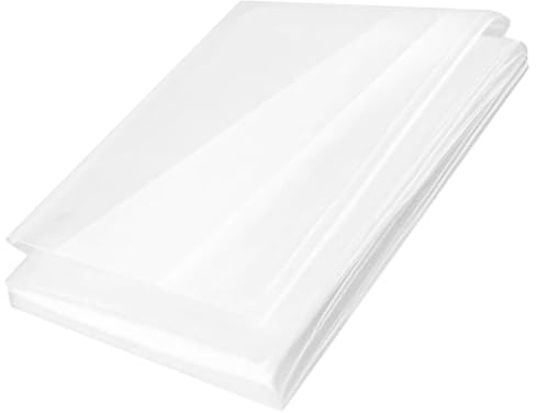 TOMETURE Selbstklebende Winddichte aus Kunststoff Isolierende Fensterfolie 1 Blatt Fensterabdeckungsfolie Einfache Installation für Winter im Schlafzimmer und Zuhause