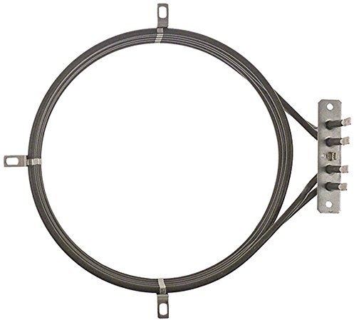 Unox - Radiatore per XB803G, XV203G, XV703G, XB803, XV303G 5000W 230V lunghezza 265 mm, 2 circuiti di riscaldamento, altezza 65 mm, esterno 236 mm, B1 55/25