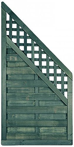 Unbekannt Lamellenzaun Alaska B90 x H180/90 cm