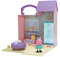 Jazwares 97005 - Peppa Wutz kleine Bäckerei, Aufklappbares Spielset mit Griff, 1 exklusive Spielfigur & viel Zubehör, Spielhaus mit Funktion, Original Peppa Pig Spielzeug Haus für Kinder ab 2 Jahren