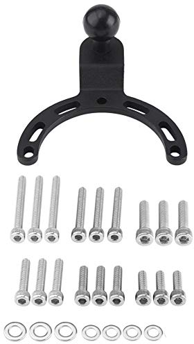 Qiilu Support de Caméra Téléphone GPS Réglable pour Moto avec Bouchon Reservoir