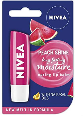 Nivea Fruity Shine Lip Balm in Watermelon 4.8g
