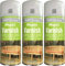 Clear Matt Varnish Spray Wood Varnish Can 250ml Pack of 3