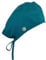 Scrub Cap mit Knöpfen, Chirurgische Kappen für Männer, Frauen oder Unisex Scrub Hüte, medizinische Krankenschwestermützen mit Bindebändern, petrol, Einheitsgröße