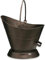 Heavy Duty Metal Fireside Waterloo Bucket Fireplace Hod Scuttle Coal Fuel Ash Wood Log Storage Option with Shovel and Poker (Bronze/Oxy Waterloo Bucket)