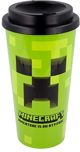 Vaso de café para llevar reutilizable de 520 ml de Minecraft