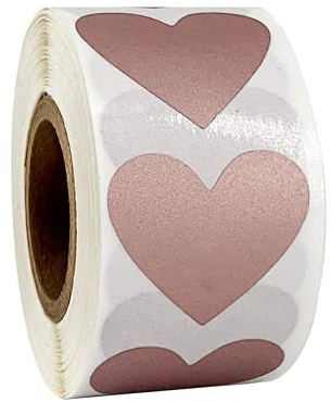 300 Stück Rubbel Etiketten Herz Rubbelkarten Rubbelsticker Hochzeit Überraschung Rubbel Folie Rubbelaufkleber Rubbellos Scratch Off Label Card für Einklebebuchbuch, Postkarte oder Hochzeit