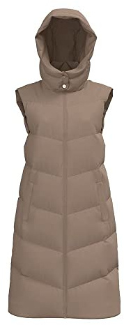 PIECES Damen Pcjamilla Long Puffer Vest Noos Bc