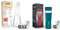 Laica BK31A Bottiglia Filtrante in Vetro Glassmart, 3 Filtri Fast Disk Inclusi, 360 Litri di Acqua Filtrata IstantaneamenteMade in Italy & MyLaica Borraccia Filtrante in Acciaio Verde,0.55 LT,1 Filtro